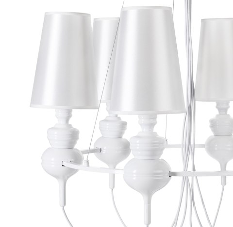 Lampa wisząca QUEEN-6 biała Lampa wisząca QUEEN-6 biała