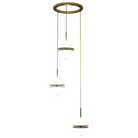 Lampa wisząca SFERA-3 LED złota 50 cm Lampa wisząca SFERA-3 LED złota 50 cm