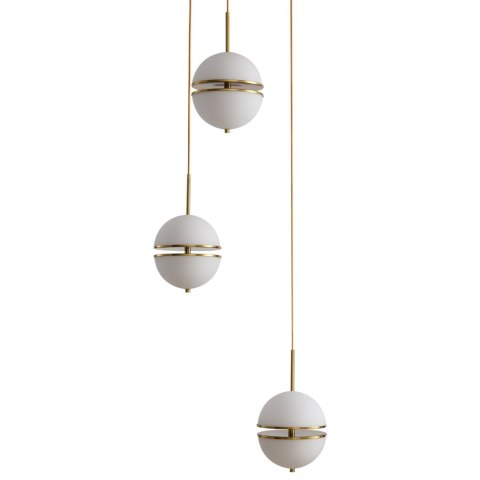 Lampa wisząca SFERA-3 LED złota 50 cm Lampa wisząca SFERA-3 LED złota 50 cm