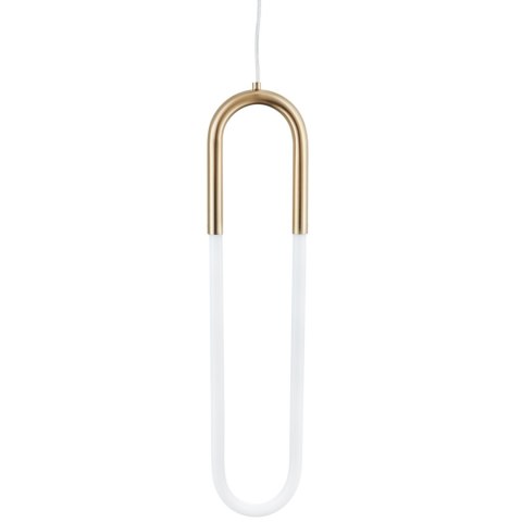 Lampa wisząca U-SHAPE mosiądz 60 cm Lampa wisząca U-SHAPE mosiądz 60 cm