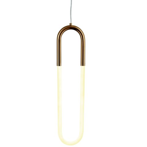 Lampa wisząca U-SHAPE mosiądz 60 cm Lampa wisząca U-SHAPE mosiądz 60 cm