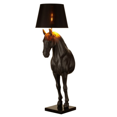 Lampa podłogowa KOŃ L / HORSE czarna 185 cm Lampa podłogowa KOŃ L / HORSE czarna 185 cm