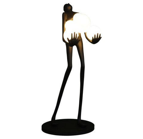 Lampa podłogowa WOMAN czarna 180 cm Lampa podłogowa WOMAN czarna 180 cm