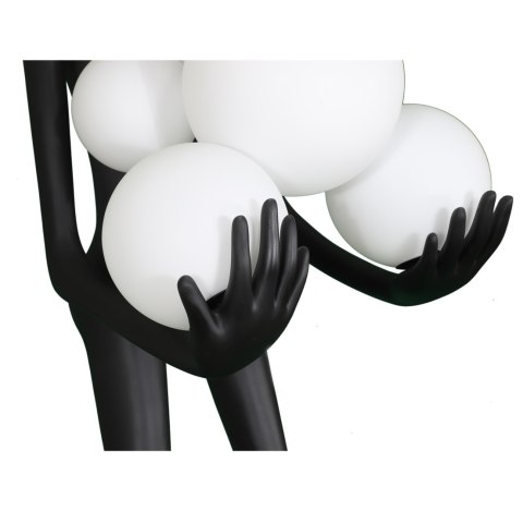 Lampa podłogowa WOMAN czarna 180 cm Lampa podłogowa WOMAN czarna 180 cm