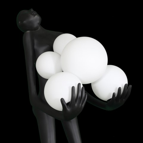 Lampa podłogowa WOMAN czarna 180 cm Lampa podłogowa WOMAN czarna 180 cm