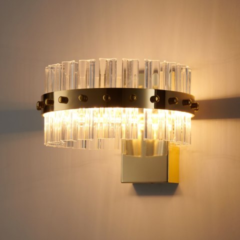Lampa ścienna AURA złota 18 cm Lampa ścienna AURA złota 18 cm