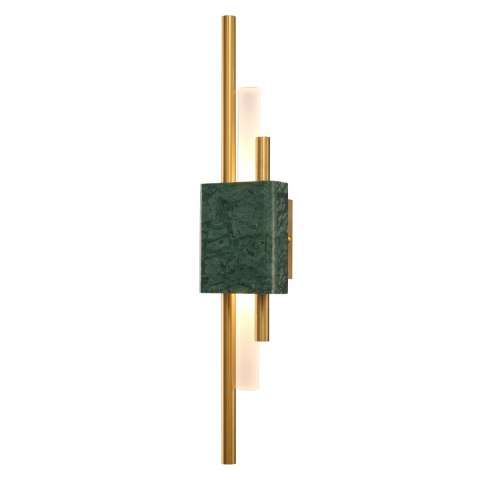 Lampa ścienna ELLIE LED marmurowa zielono złota 50 cm Lampa ścienna ELLIE LED marmurowa zielono złota 50 cm