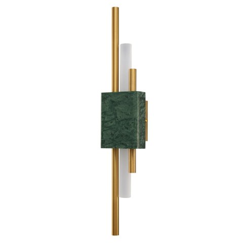 Lampa ścienna ELLIE LED marmurowa zielono złota 50 cm Lampa ścienna ELLIE LED marmurowa zielono złota 50 cm