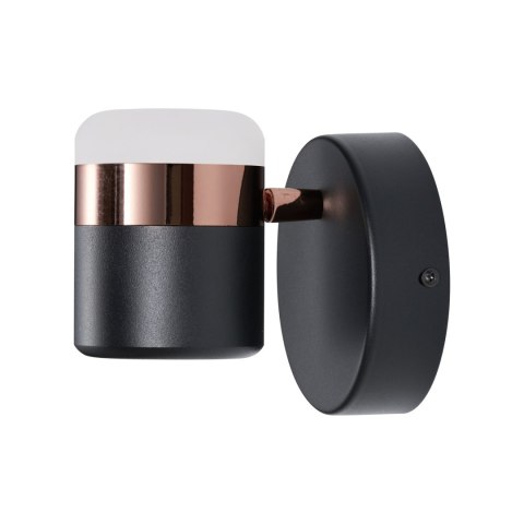 Lampa ścienna POCCO LED czarna 16 cm Lampa ścienna POCCO LED czarna 16 cm