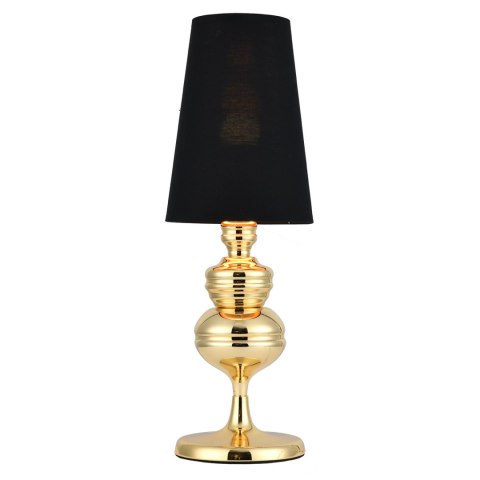 Lampa stołowa QUEEN złoto czarna 18 cm Lampa stołowa QUEEN złoto czarna 18 cm