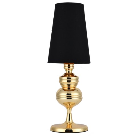 Lampa stołowa QUEEN złoto czarna 18 cm Lampa stołowa QUEEN złoto czarna 18 cm
