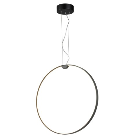 Lampa wisząca ACIRCULO led czarna 50 cm Lampa wisząca ACIRCULO led czarna 50 cm