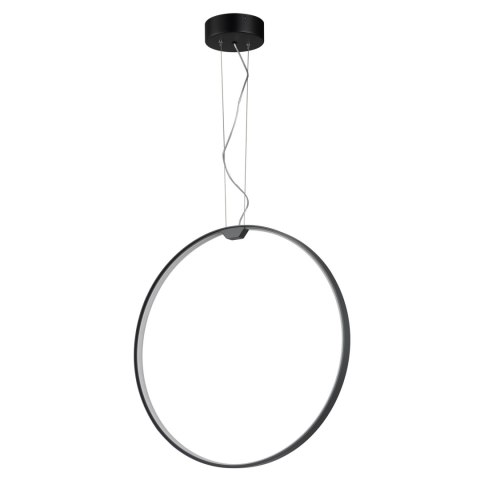 Lampa wisząca ACIRCULO led czarna 50 cm Lampa wisząca ACIRCULO led czarna 50 cm