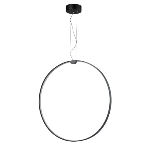 Lampa wisząca ACIRCULO led czarna 74 cm Lampa wisząca ACIRCULO led czarna 74 cm
