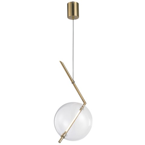 Lampa wisząca AMORE - 1 LED złota 24 cm Lampa wisząca AMORE - 1 LED złota 24 cm