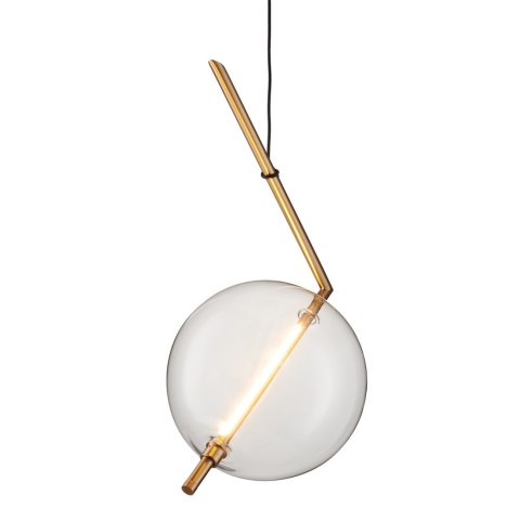 Lampa wisząca AMORE - 1 LED złota 24 cm Lampa wisząca AMORE - 1 LED złota 24 cm