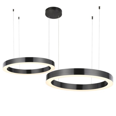 Lampa wisząca CIRCLE 40+60 LED tytanowa 1 podsufitce Lampa wisząca CIRCLE 40+60 LED tytanowa 1 podsufitce
