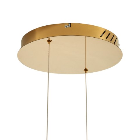 Lampa wisząca CIRCLE 80+80 LED złoty połysk na 1 podsufitce Lampa wisząca CIRCLE 80+80 LED złoty połysk na 1 podsufitce