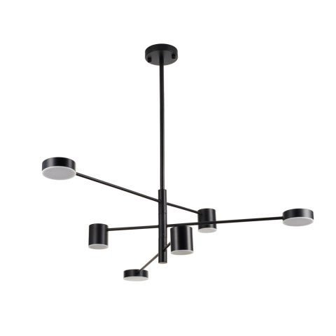 Lampa wisząca CLEX - 6P LED czarna 100 cm Lampa wisząca CLEX - 6P LED czarna 100 cm