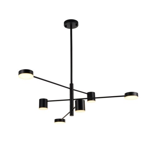 Lampa wisząca CLEX - 6P LED czarna 100 cm Lampa wisząca CLEX - 6P LED czarna 100 cm