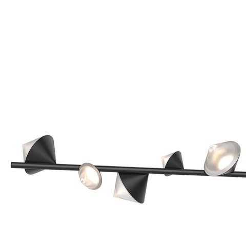 Lampa wisząca CONE LED czarna 130 cm Lampa wisząca CONE LED czarna 130 cm