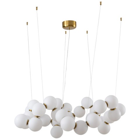Lampa wisząca CORALLI-100 biało-mosiężna 100 cm Lampa wisząca CORALLI-100 biało-mosiężna 100 cm