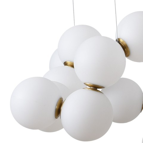 Lampa wisząca CORALLI-100 biało-mosiężna 100 cm Lampa wisząca CORALLI-100 biało-mosiężna 100 cm