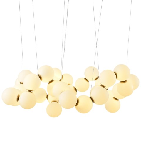 Lampa wisząca CORALLI-100 biało-mosiężna 100 cm Lampa wisząca CORALLI-100 biało-mosiężna 100 cm