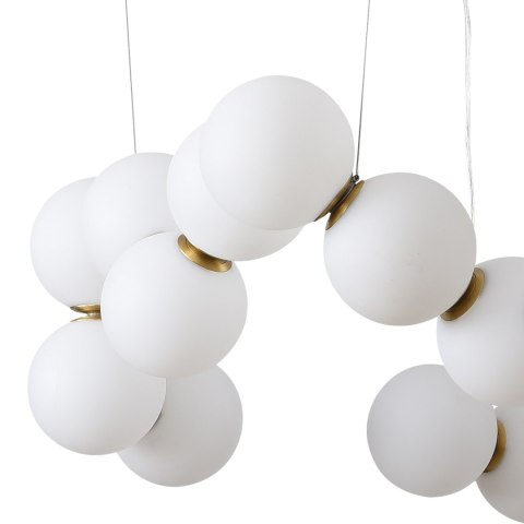 Lampa wisząca CORALLI-80 biało-mosiężna 80 cm Lampa wisząca CORALLI-80 biało-mosiężna 80 cm