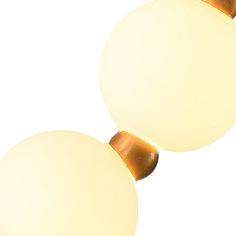 Lampa wisząca CORALLI S biało-mosiężna Lampa wisząca CORALLI S biało-mosiężna