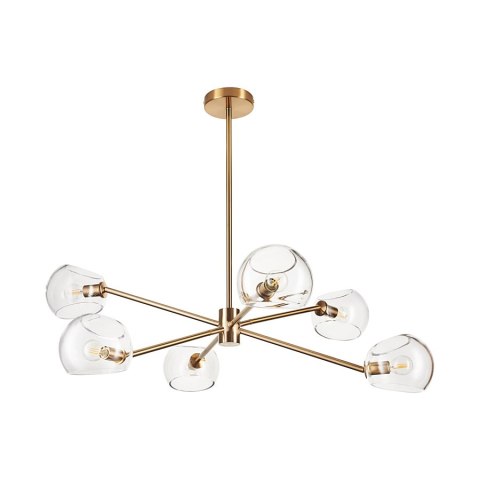 Lampa wisząca COSMIC-6 złota 75 cm Lampa wisząca COSMIC-6 złota 75 cm