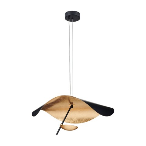 Lampa wisząca ENIGMA LED czarno złota 40 cm Lampa wisząca ENIGMA LED czarno złota 40 cm