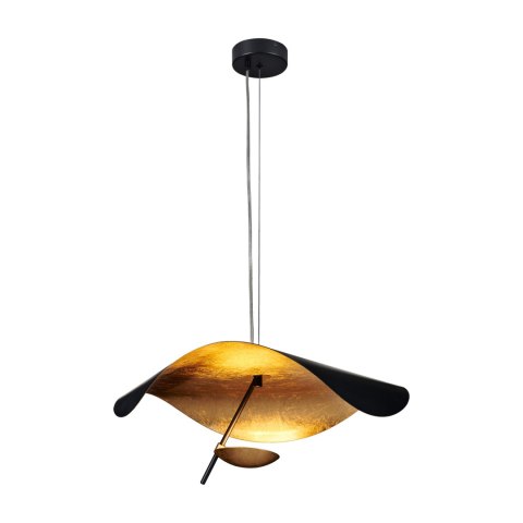 Lampa wisząca ENIGMA LED czarno złota 40 cm Lampa wisząca ENIGMA LED czarno złota 40 cm