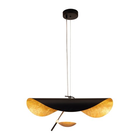 Lampa wisząca ENIGMA LED czarno złota 60 cm Lampa wisząca ENIGMA LED czarno złota 60 cm