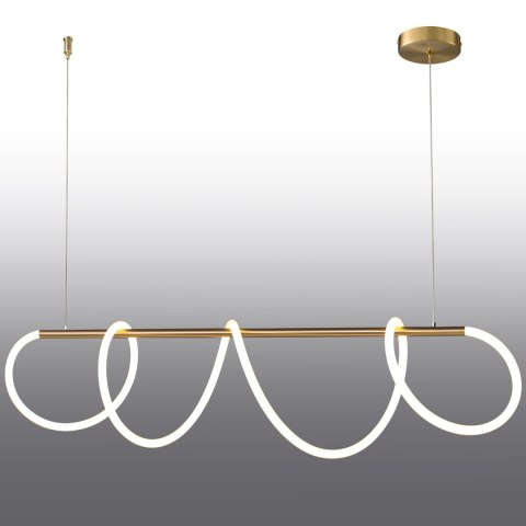 Lampa wisząca FANTASIA LED złota 120 cm Lampa wisząca FANTASIA LED złota 120 cm