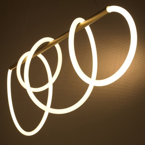 Lampa wisząca FANTASIA LED złota 120 cm Lampa wisząca FANTASIA LED złota 120 cm