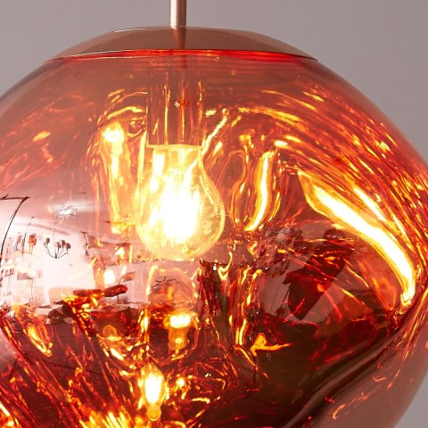 Lampa wisząca GLAM M miedziana 28 cm Lampa wisząca GLAM M miedziana 28 cm
