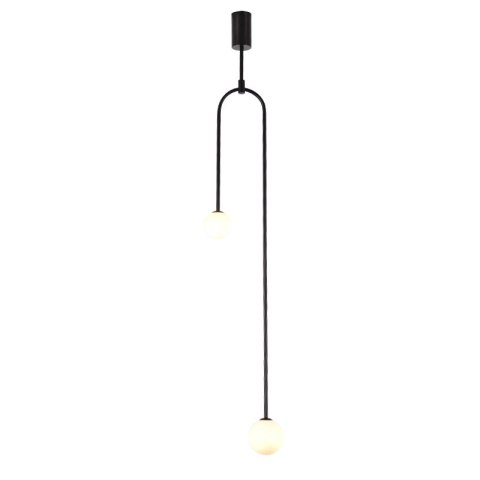 Lampa wisząca LOOP czarna 123 cm Lampa wisząca LOOP czarna 123 cm