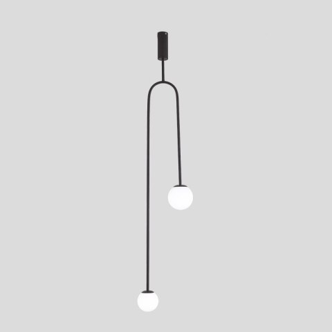 Lampa wisząca LOOP czarna 123 cm Lampa wisząca LOOP czarna 123 cm