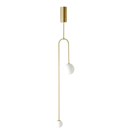 Lampa wisząca LOOP złota 123 cm Lampa wisząca LOOP złota 123 cm