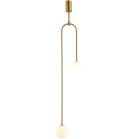Lampa wisząca LOOP złota 123 cm Lampa wisząca LOOP złota 123 cm