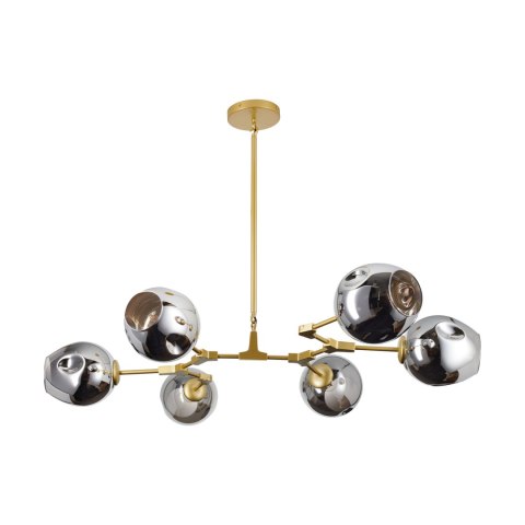 Lampa wisząca MODERN ORCHID-9 złoto szara 150 cm Lampa wisząca MODERN ORCHID-9 złoto szara 150 cm
