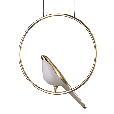 Lampa wisząca PTAK TIT LED złota 35 cm Lampa wisząca PTAK TIT LED złota 35 cm