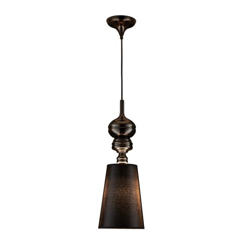 Lampa wisząca QUEEN-1 czarna 18 cm Lampa wisząca QUEEN-1 czarna 18 cm
