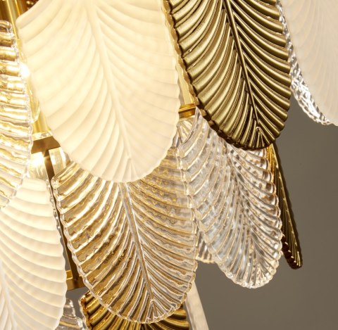 Lampa wisząca SECRET biało złota 80 cm Lampa wisząca SECRET biało złota 80 cm