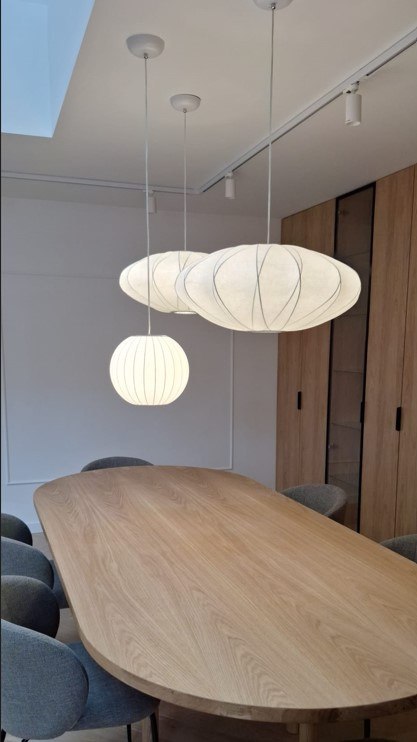 Lampa wisząca SILK X-shape biała 60 cm Lampa wisząca SILK X-shape biała 60 cm