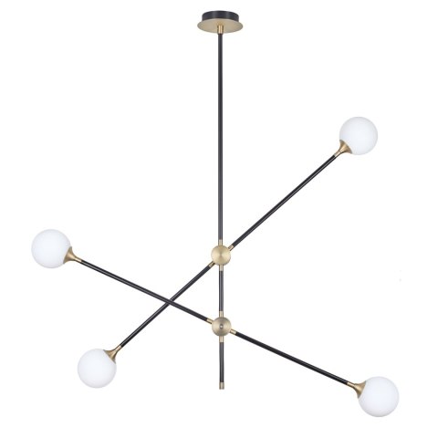 Lampa wisząca SPILLO czarno złota 92 cm Lampa wisząca SPILLO czarno złota 92 cm