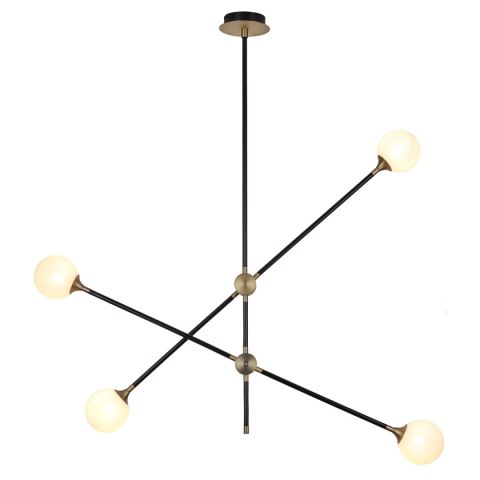 Lampa wisząca SPILLO czarno złota 92 cm Lampa wisząca SPILLO czarno złota 92 cm
