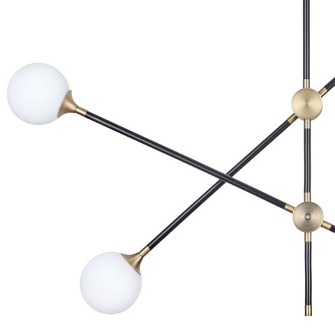 Lampa wisząca SPILLO czarno złota 92 cm Lampa wisząca SPILLO czarno złota 92 cm