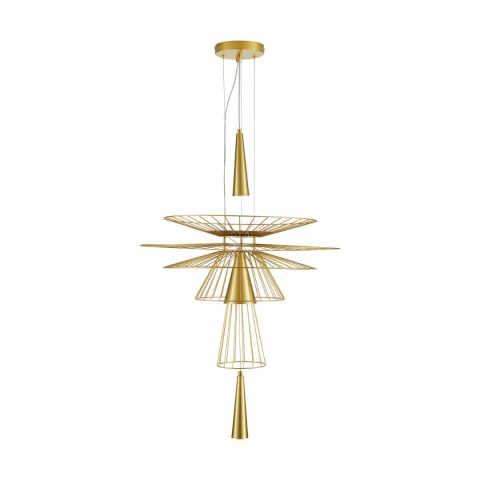 Lampa wisząca SUSSO L złota 60 cm Lampa wisząca SUSSO L złota 60 cm